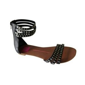 Dolce Vita Leather Studded Gladiator Sandal